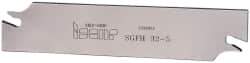 Iscar - 1.2598" Blade Height, 0.1575" Blade Width, 5.9055" OAL, Right Hand Cut, Double End Indexable Cut-Off Blade - SGFH Blade, Self Grip Series - Americas Industrial Supply