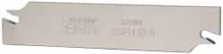 Iscar - 1.2598" Blade Height, 0.2047" Blade Width, 5.9055" OAL, Right Hand Cut, Double End Indexable Cut-Off Blade - SGFH Blade, Self Grip Series - Americas Industrial Supply