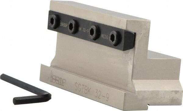 Iscar - Tool Block Style SGTBK, 32mm Blade Height, 120mm OAL, 62mm OAH, Indexable Cutoff Blade Tool Block - 32mm Shank Height, 28mm Shank Width, Series Tool Blocks - Americas Industrial Supply