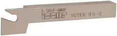 Iscar - SGTF, Right Hand Cut, 1.13" Max Workpc Diam, GFN, GFR Insert, Indexable Cutoff Toolholder - 3/8" Shank Width, 3/8" Shank Height, 3" OAL - Americas Industrial Supply