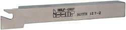 Iscar - SGTF, Right Hand Cut, 1-1/4" Max Workpc Diam, GFN, GFR Insert, Indexable Cutoff Toolholder - 1/2" Shank Width, 1/2" Shank Height, 4.3" OAL - Americas Industrial Supply