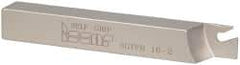 Iscar - SGTF, Right Hand Cut, 1-1/4" Max Workpc Diam, GFN, GFR Insert, Indexable Cutoff Toolholder - 5/8" Shank Width, 5/8" Shank Height, 4-1/2" OAL - Americas Industrial Supply