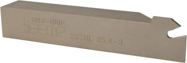 Iscar - SGTH, Left Hand Cut, 2.05" Max Workpc Diam, GTN 3.., GTL 3.. Insert, Indexable Cutoff Toolholder - 0.98 Max Depth of Cut, 1" Shank Width, 1" Shank Height, 5.9" OAL - Americas Industrial Supply