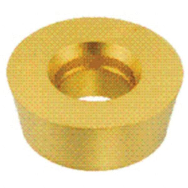 Iscar - RPMW43 Grade IC20 Carbide Milling Insert - Uncoated, 3/16" Thick, 1/2" Inscribed Circle - Americas Industrial Supply