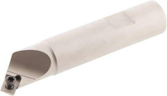 Iscar - 45° Lead Angle, 0.91" Max Cut Diam, 0.472" Min Cut Diam, 0.22" Max Depth of Cut, Indexable Chamfer and Angle End Mill - 1 Insert, SDMT-AD-N Insert Style, 3.94" Overall Length, Straight Shank, 45° Included Angle - Americas Industrial Supply
