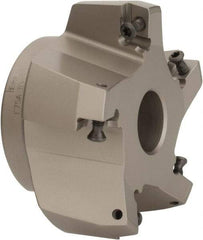 Iscar - 3" Cut Diam, 1" Arbor Hole, 0.27" Max Depth of Cut, 75° Indexable Chamfer & Angle Face Mill - 5 Inserts, AD.. 1505\xB6HM90 AD.. 1505 Insert, Right Hand Cut, 5 Flutes, Series F75A - Americas Industrial Supply