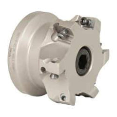 Iscar - 6 Inserts, 2-1/2" Cut Diam, 1" Arbor Diam, 0.56" Max Depth of Cut, Indexable Square-Shoulder Face Mill - 0/90° Lead Angle, 1-3/4" High, AD..1505.. & HM90 AD..1505.. Insert Compatibility, Series HM90 - Americas Industrial Supply