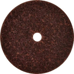 3M - 3" Diam, 1/4" Face Width, 3/8" Center Hole, Medium Grade, Aluminum Oxide Deburring Wheel - Unitized, Medium Density 5 Grade, 12,500 RPM - Americas Industrial Supply