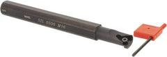 Iscar - Internal Thread, Left Hand Cut, 5/8" Shank Width x 5/8" Shank Height Indexable Threading Toolholder - 6" OAL, M 16 Insert Compatibility, SI Toolholder, Series SIL - Americas Industrial Supply