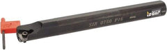 Iscar - Internal Thread, Right Hand Cut, 3/4" Shank Width x 3/4" Shank Height Indexable Threading Toolholder - 7" OAL, P 16 Insert Compatibility, SI Toolholder, Series SIR - Americas Industrial Supply