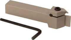 Iscar - TGD, External, Right Hand, 7.5mm Max Depth of Cut, 0.1181 to 1/8" Groove Width, Indexable Grooving Tool Holder - TGMF 3.. Insert Compatibility, 16mm Shank Height, 16mm Shank Width, 100mm OAL - Americas Industrial Supply