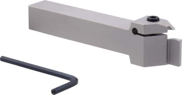 Iscar - TGD, External, Right Hand, 0.683" Max Depth of Cut, 0.157 to 0.197" Groove Width, Indexable Grooving Tool Holder - TGM... Insert Compatibility, 3/4" Shank Height, 3/4" Shank Width, 5" OAL - Americas Industrial Supply