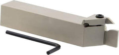 Iscar - TGD, External, Right Hand, 0.59" Max Depth of Cut, 0.157 to 0.197" Groove Width, Indexable Grooving Tool Holder - TGM... Insert Compatibility, 1" Shank Height, 1" Shank Width, 5-1/2" OAL - Americas Industrial Supply