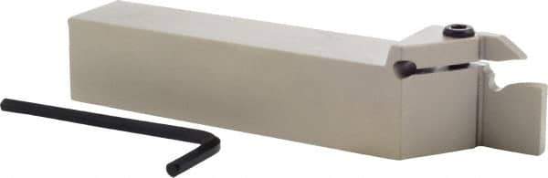 Iscar - TGD, External, Right Hand, 0.7" Max Depth of Cut, 0.197" Max Groove Width, Indexable Grooving Tool Holder - TGM... Insert Compatibility, 1" Shank Height, 1" Shank Width, 5-1/2" OAL - Americas Industrial Supply