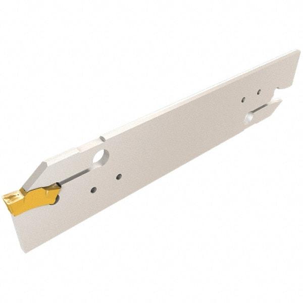 Iscar - 4 to 5mm Groove Width, 15mm Max Depth of Cut, Right Hand Cut, TGHN Indexable Grooving Blade - TGMF 4.., TGMF/P 5.. Insert Style, Series Top Grip - Americas Industrial Supply