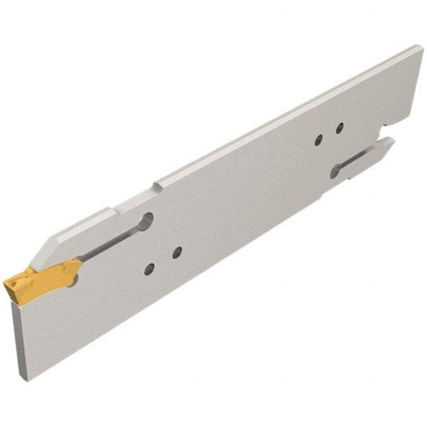 Iscar - 5" Groove Width, 20mm Max Depth of Cut, Neutral Cut, TGHN Indexable Grooving Blade - TGMF (Full Radius), TGMF/P Insert Style, Series Top Grip - Americas Industrial Supply