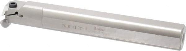 Iscar - TGI, Internal, Right Hand, 0.43" Max Depth of Cut, 0.157 to 0.197" Groove Width, Indexable Grooving Tool Holder - TGMF Insert Compatibility, 1-1/4" Shank Width, 8.65" OAL, Through Coolant - Americas Industrial Supply