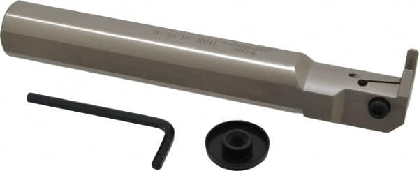Iscar - TGI, Internal, Right Hand, 0.7" Max Depth of Cut, 0.236 to 1/4" Groove Width, Indexable Grooving Tool Holder - TGMF Insert Compatibility, 1-1/4" Shank Width, 8.65" OAL, Through Coolant - Americas Industrial Supply