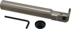 Iscar - TGI, Internal, Right Hand, 0.7" Max Depth of Cut, 0.236 to 1/4" Groove Width, Indexable Grooving Tool Holder - TGMF Insert Compatibility, 1-1/4" Shank Width, 8.65" OAL, Through Coolant - Americas Industrial Supply