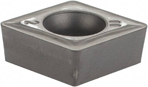 Iscar - CCMT3-2 14 Grade IC20 Carbide Turning Insert - Uncoated, 80° Diamond, 3/8" Inscr Circle, 5/32" Thick, 1/32" Corner Radius - Americas Industrial Supply