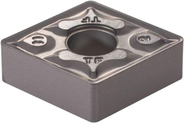 Iscar - CNMG432 TF Grade IC907 Carbide Turning Insert - TiAlN Finish, 80° Diamond, 1/2" Inscr Circle, 3/16" Thick, 1/32" Corner Radius - Americas Industrial Supply