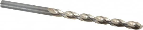 Guhring - 0.3937", 130° Point, Parabolic Flute, Cobalt Taper Length Drill Bit - Bright Finish, 4-3/4" Flute Length, 7-1/4" OAL, Series 336 - Americas Industrial Supply