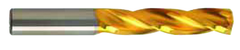 12.4mm Dia-Carbide HP 5XD Drill-150Â° Point-TiN - Americas Industrial Supply