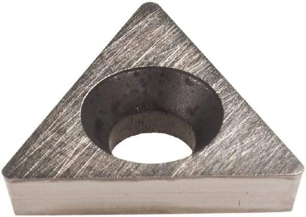 Iscar - TPGB2-1 Grade IC70 Carbide Turning Insert - Uncoated, 60° Triangle, 1/4" Inscr Circle, 3/32" Thick, 1/64" Corner Radius - Americas Industrial Supply