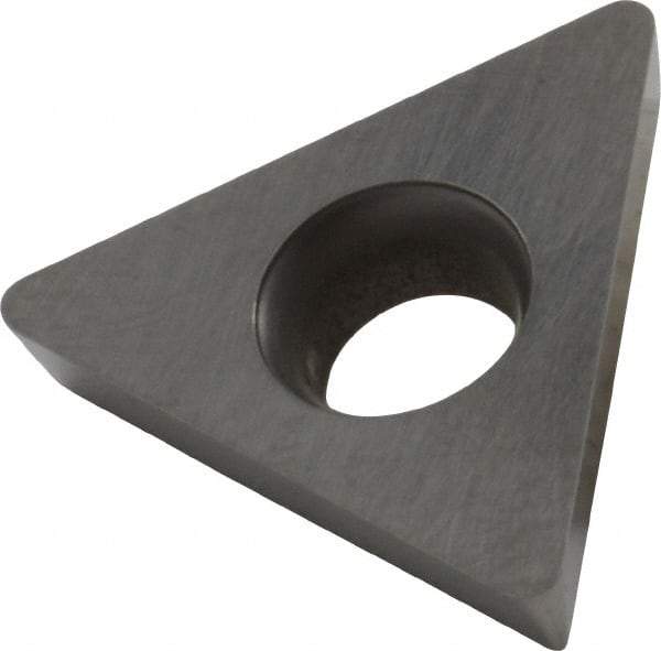 Iscar - TPGB322 60 Grade IC70 Carbide Turning Insert - Uncoated, 60° Triangle, 3/8" Inscr Circle, 1/8" Thick, 1/32" Corner Radius - Americas Industrial Supply