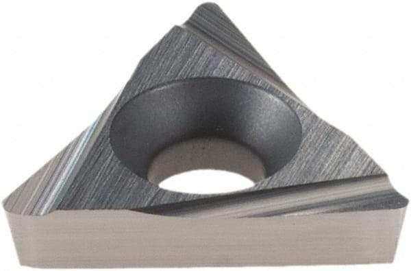 Iscar - TPGH2-1 L Grade IC20 Carbide Turning Insert - Uncoated, 60° Triangle, 1/4" Inscr Circle, 3/32" Thick, 1/64" Corner Radius - Americas Industrial Supply