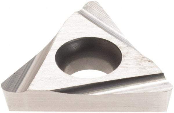 Iscar - TPGH322 L Grade IC20 Carbide Turning Insert - Uncoated, 60° Triangle, 3/8" Inscr Circle, 1/8" Thick, 1/32" Corner Radius - Americas Industrial Supply