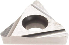 Iscar - TPGH322 L Grade IC20 Carbide Turning Insert - Uncoated, 60° Triangle, 3/8" Inscr Circle, 1/8" Thick, 1/32" Corner Radius - Americas Industrial Supply
