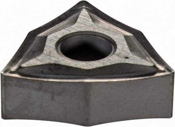 Iscar - WNMG3-1 NF Grade IC20 Carbide Turning Insert - Uncoated, 80° Trigon, 3/8" Inscr Circle, 5/32" Thick, 1/64" Corner Radius - Americas Industrial Supply