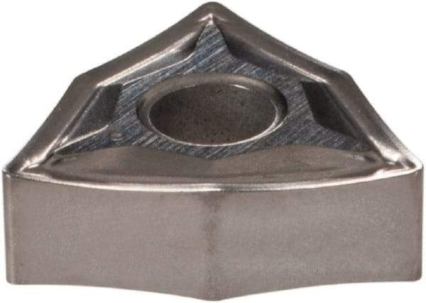 Iscar - WNMG3-1 NF Grade IC20N Carbide Turning Insert - Uncoated, 80° Trigon, 3/8" Inscr Circle, 5/32" Thick, 1/64" Corner Radius - Americas Industrial Supply