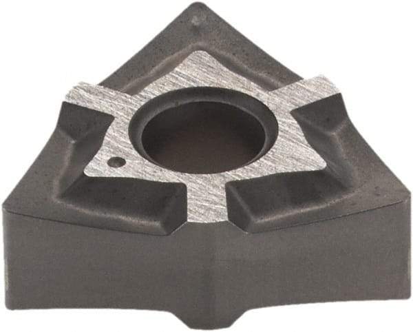 Iscar - WNMG3-1 PP Grade IC10 Carbide Turning Insert - Uncoated, 80° Trigon, 3/8" Inscr Circle, 5/32" Thick, 1/64" Corner Radius - Americas Industrial Supply