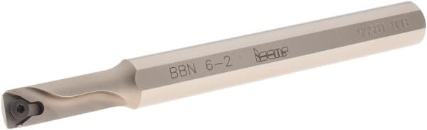 Iscar - 0.394" Min Bore Diam, 5" OAL, 1/2" Shank Diam, BBN Indexable Boring Bar - TP.. 2 Insert, Screw Holding Method - Americas Industrial Supply