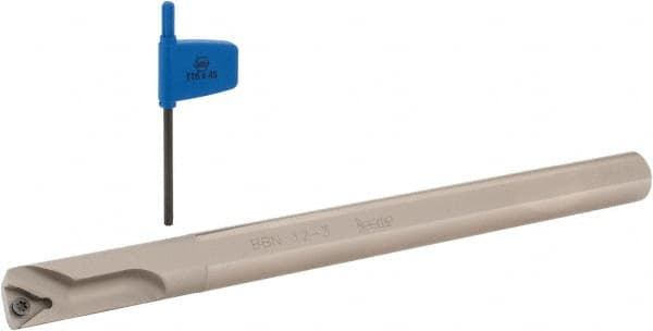 Iscar - 0.846" Min Bore Diam, 10" OAL, 3/4" Shank Diam, BBN Indexable Boring Bar - TP.. 32.. Insert, Screw Holding Method - Americas Industrial Supply