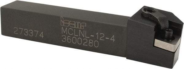 Iscar - MCLN, Left Hand Cut, 5° Lead Angle, 3/4" Shank Height x 3/4" Shank Width, Negative Rake Indexable Turning Toolholder - 5" OAL, CN..43.. Insert Compatibility, Series Isoturn - Americas Industrial Supply