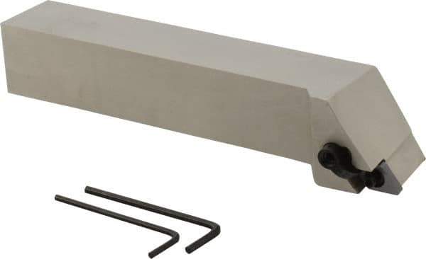 Iscar - MDJN, Left Hand Cut, 93° Lead Angle, 1" Shank Height x 1" Shank Width, Negative Rake Indexable Turning Toolholder - 6" OAL, DN.. Insert Compatibility, Series Isoturn - Americas Industrial Supply