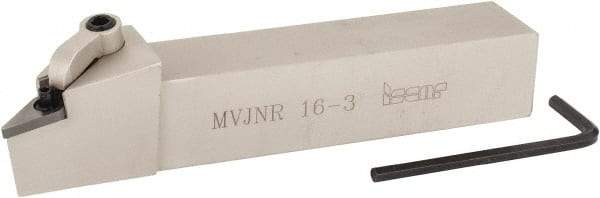 Iscar - MVJN, Right Hand Cut, 1" Shank Height x 1" Shank Width, Negative Rake Indexable Turning Toolholder - 6" OAL, VN..33. Insert Compatibility, Series Isoturn - Americas Industrial Supply