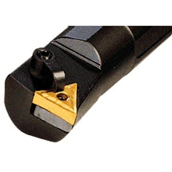 Iscar - 1.28" Min Bore Diam, 10" OAL, 1" Shank Diam, A-MTFN Indexable Boring Bar - TN.. 3.. Insert, Clamp Holding Method - Americas Industrial Supply