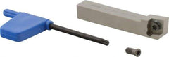 Iscar - SCLC, Right Hand Cut, 3/8" Shank Height x 3/8" Shank Width, Neutral Rake Indexable Turning Toolholder - 2-1/2" OAL, CC.T 3 Insert Compatibility, Series Isoturn - Americas Industrial Supply