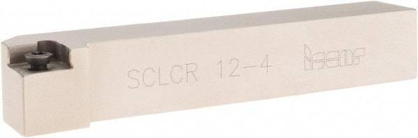 Iscar - SCLC, Right Hand Cut, 3/4" Shank Height x 3/4" Shank Width, Neutral Rake Indexable Turning Toolholder - 4-1/2" OAL, CC.T 43.. Insert Compatibility, Series Isoturn - Americas Industrial Supply