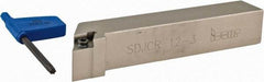 Iscar - SDJC, Right Hand Cut, 3/4" Shank Height x 3/4" Shank Width, Neutral Rake Indexable Turning Toolholder - 4-1/2" OAL, DC.. Insert Compatibility, Series Isoturn - Americas Industrial Supply