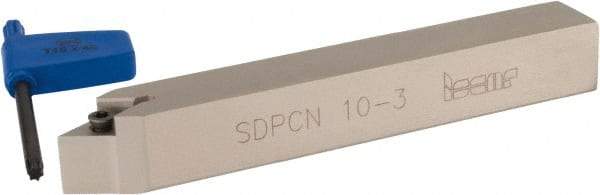 Iscar - SDPC, Neutral Cut, 5/8" Shank Height x 5/8" Shank Width, Neutral Rake Indexable Turning Toolholder - 4-1/2" OAL, DC..3 Insert Compatibility, Series Isoturn - Americas Industrial Supply