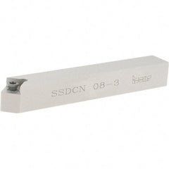 Iscar - SSDC, Neutral Cut, 1/2" Shank Height x 1/2" Shank Width, Neutral Rake Indexable Turning Toolholder - 3-1/2" OAL, SC..3 Insert Compatibility, Series Isoturn - Americas Industrial Supply