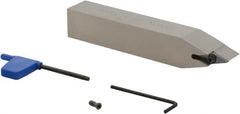 Iscar - SVVC, Neutral Cut, 72.5° Lead Angle, 1" Shank Height x 1" Shank Width, Neutral Rake Indexable Turning Toolholder - 6" OAL, VCM..33.. Insert Compatibility, Series Isoturn - Americas Industrial Supply