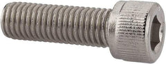 Value Collection - 1/4-28 UNF Hex Socket Drive, Socket Cap Screw - Grade 316 Stainless Steel, Uncoated, 3/4" Length Under Head - Americas Industrial Supply