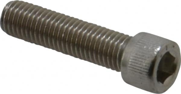 Value Collection - 1/4-28 UNF Hex Socket Drive, Socket Cap Screw - Grade 316 Stainless Steel, Uncoated, 1" Length Under Head - Americas Industrial Supply