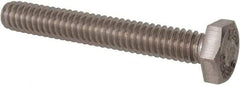 Value Collection - 1/4-20 UNC, 1-3/4" Length Under Head Hex Head Cap Screw - Fully Threaded, Grade 316 Stainless Steel, Uncoated, 7/16" Hex - Americas Industrial Supply